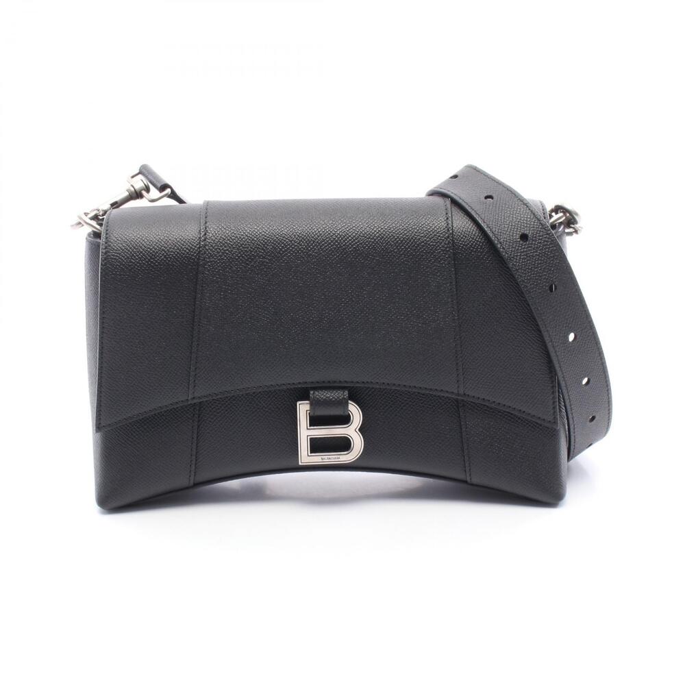 Balenciaga Downtown XS Shoulder Bag Leather Black - Picture 1 of 6